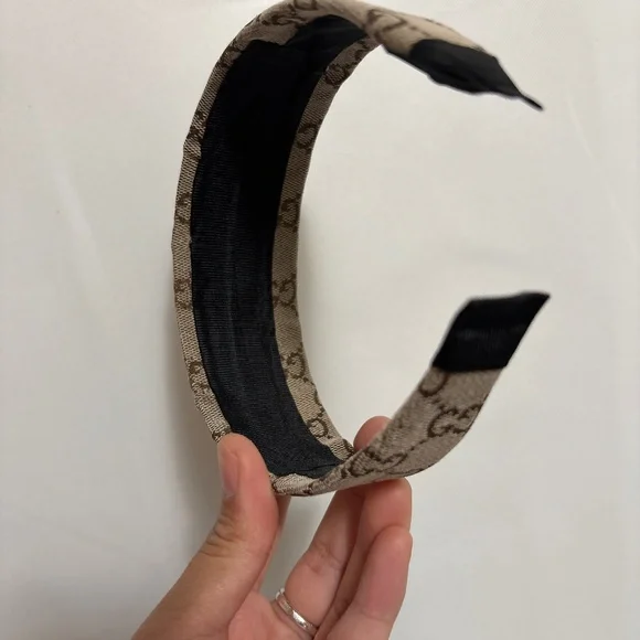 2” Wide Upcycled Gucci Headband - Picture 5 of 5